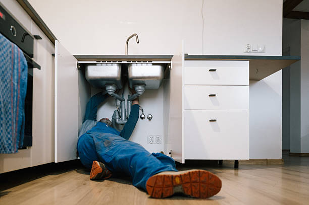 Professional Plumbing technician working in Mazomanie, WI